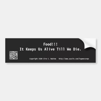 Autocollant De Voiture Funny Food Bumper Sticker