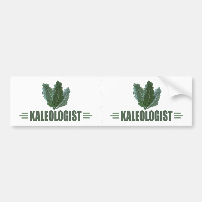 Autocollant De Voiture Funny Kale (Devant)