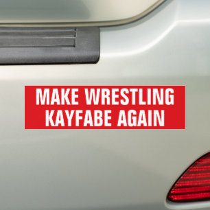 Autocollant De Voiture Funny Make Wrestling Kayfabe encore vintage pro on