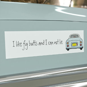 Autocollant De Voiture Funny Pale Aqua I Like Figaro Car Bumper Sticker