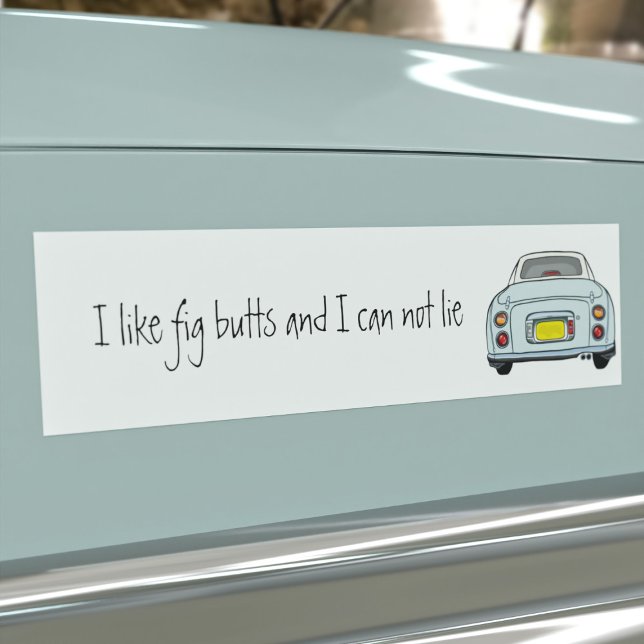 Autocollant De Voiture Funny Pale Aqua I Like Figaro Car Bumper Sticker (Do you like Pale Aqua Figaro cars & can not lie? This is the car bumper sticker just for you)