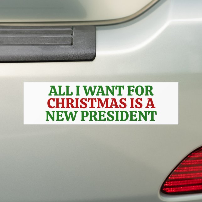 Autocollant De Voiture Funny Political Christmas Anti Trump (En voiture)