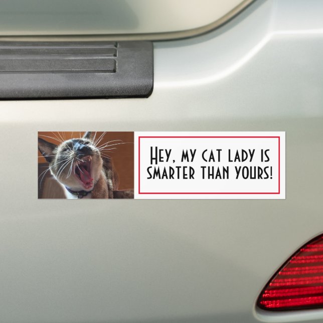 Autocollant De Voiture Funny Siamese Kitten Custom Photo Template (En voiture)