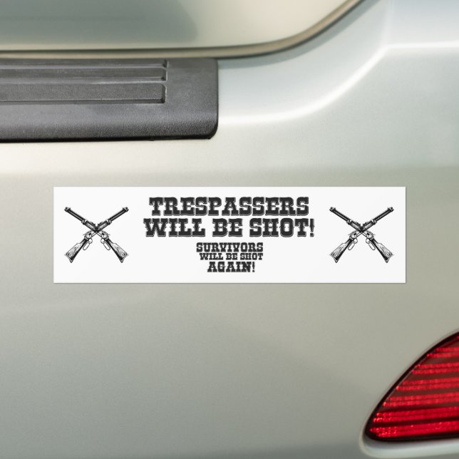 Autocollant De Voiture Funny Wild West Cowboy Dire Avertissement Humour (En voiture)