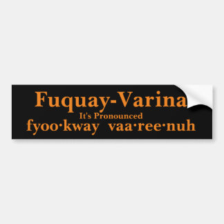 Autocollant De Voiture Fuquay-Varina C'est annoncé...