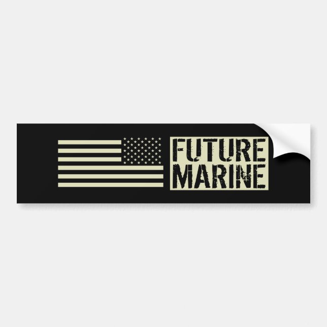 Autocollant De Voiture Future marine (Devant)