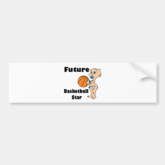 Autocollant De Voiture future star de basket-ball garçon