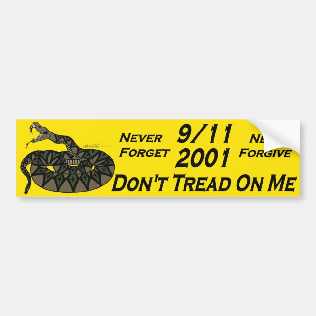 Autocollant De Voiture Gadsden Bumpersticker (Devant)