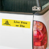 Autocollant De Voiture Gadsden - libre vivant ou meurent (On Truck)