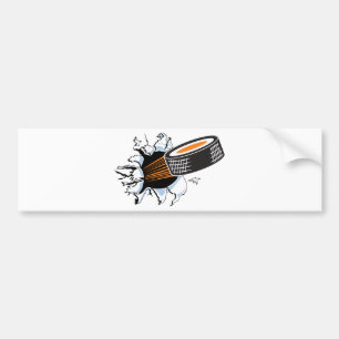 Autocollant De Voiture Galet d'hockey
