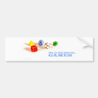 Autocollant De Voiture Gamer de vieille école • Adhésif pour pare-chocs