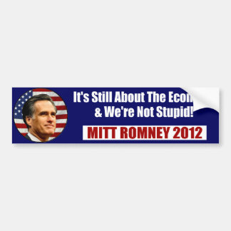 Autocollant De Voiture GANT ROMNEY-nous ne sommes pas stupides