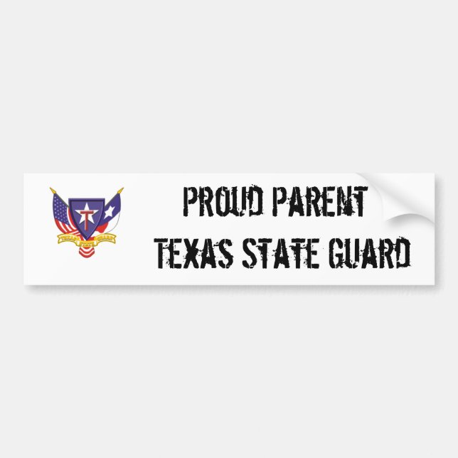 Autocollant De Voiture garde fière d'état du Texas de parent de txsg (Devant)