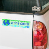 Autocollant De Voiture Garder vert Sauver la Terre Environnement Art (On Truck)