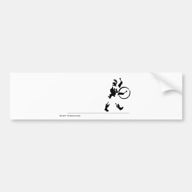 Autocollant De Voiture Gardez l'adhésif pour pare-chocs de marche (Devant)