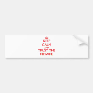 Autocollant De Voiture Gardez le calme et faites confiance à la