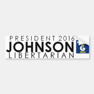 Autocollant De Voiture Gary Johnson pour le président adhésif pour