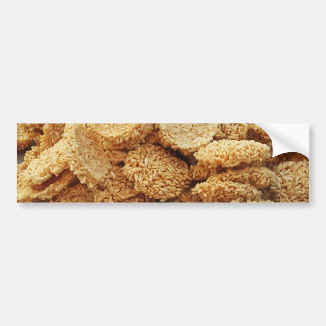 Autocollant De Voiture Gâteaux de riz soufflé ~ Sucres asiatiques Dessert (Devant)