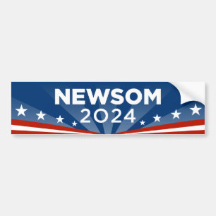 Autocollant De Voiture Gavin Newsom 2024