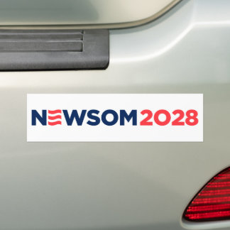 Autocollant De Voiture Gavin Newsom 2028