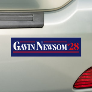 Autocollant De Voiture Gavin Newsom 2028