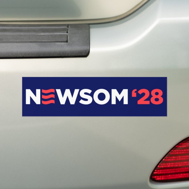 Autocollant De Voiture Gavin Newsom 2028 (En voiture)