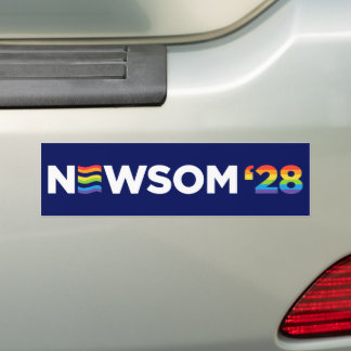 Autocollant De Voiture Gavin Newsom 2028 LGBTQ