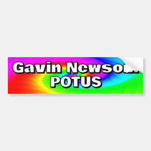 Autocollant De Voiture Gavin Newsom POTUS