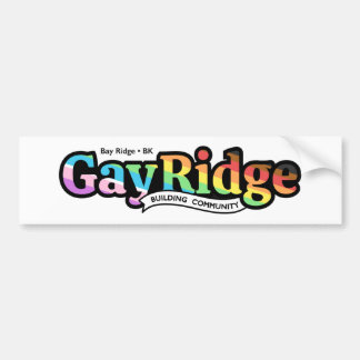 Autocollant De Voiture GayRidge Bumpersticker