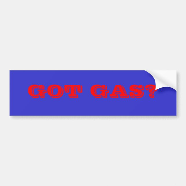 AUTOCOLLANT DE VOITURE GAZ OBTENU ? (Devant)
