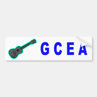 Autocollant De Voiture GCEA (ukulélé)