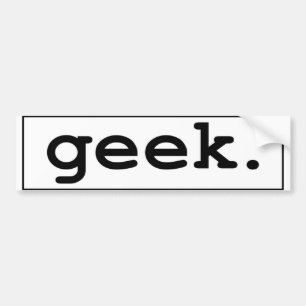 Autocollant De Voiture geek. adhésif pour pare-chocs