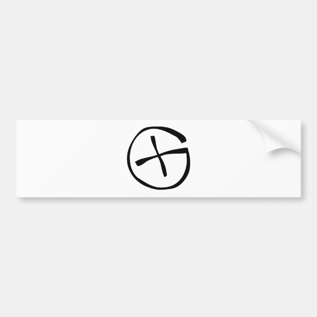 Autocollant De Voiture Geocaching (Devant)