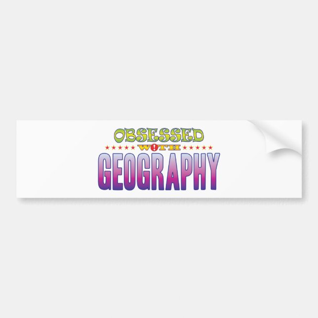 Autocollant De Voiture Géographie 2 hantée (Devant)