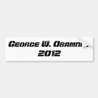 Autocollant De Voiture George W. Obamney pour le président
