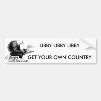 AUTOCOLLANT DE VOITURE GETTING~1, LIBBY LIBBYGET DE LIBBY VOTRE PROPRE