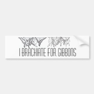Autocollant De Voiture gibbons brachiating, gibbons brachiating (3), I…