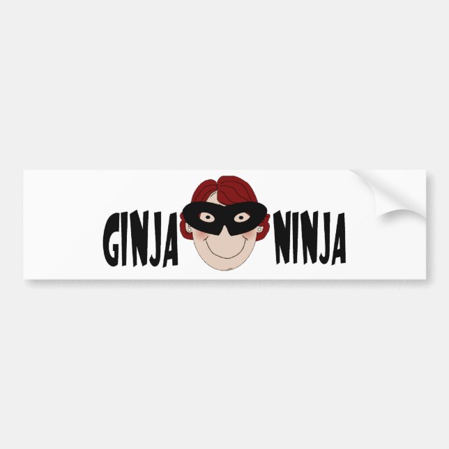 Autocollant De Voiture Gingembre Ninja (Devant)