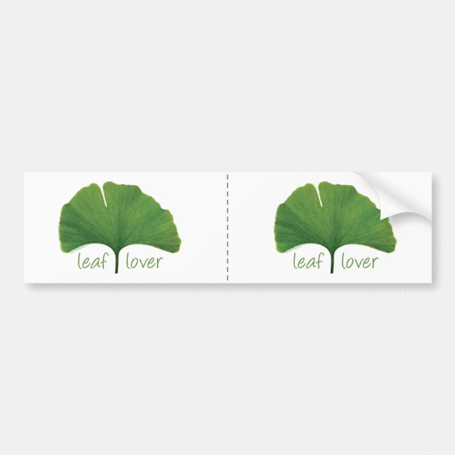 Autocollant De Voiture Gingko Leaf (Devant)