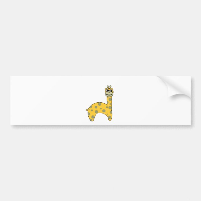 Autocollant De Voiture Girafes (Devant)