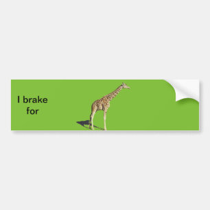 Autocollant De Voiture Giraffe