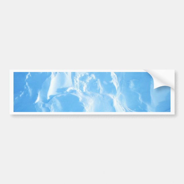 Autocollant De Voiture Glace Antarctique (Devant)