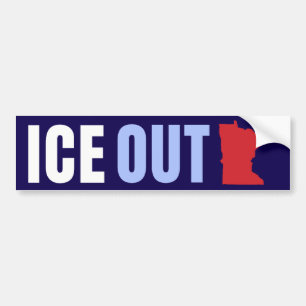 Autocollant De Voiture Glace dehors Anti Trump