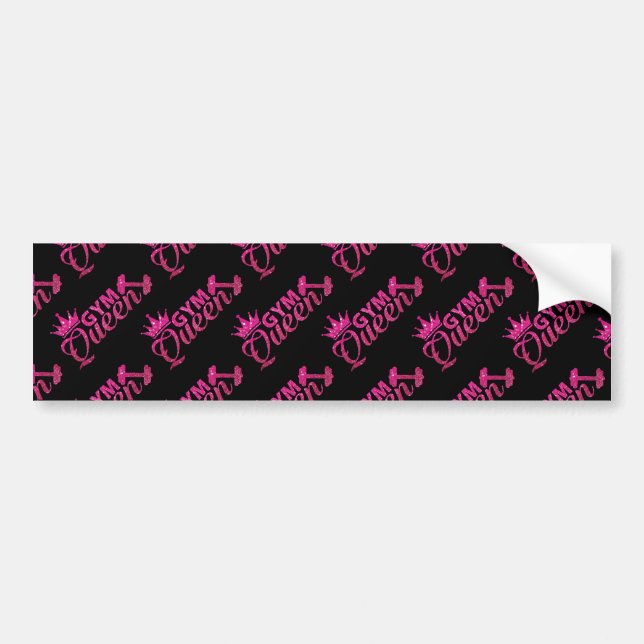 Autocollant De Voiture Glam hot rose faux parties scintillant salle de gy (Devant)