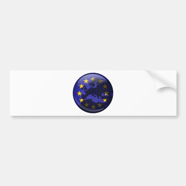 Autocollant De Voiture Globe européen (Devant)