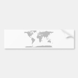 Autocollant De Voiture globe gris