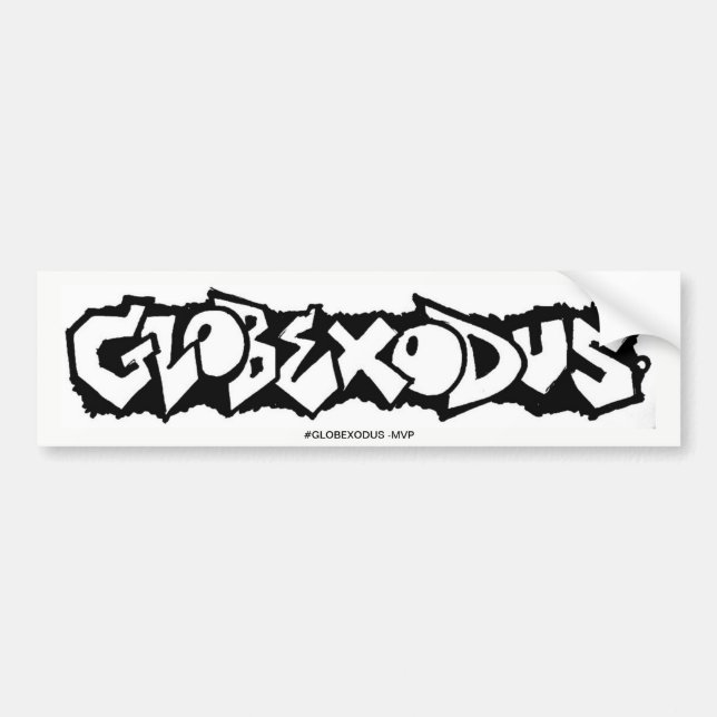 AUTOCOLLANT DE VOITURE GLOBEXODUS (Devant)