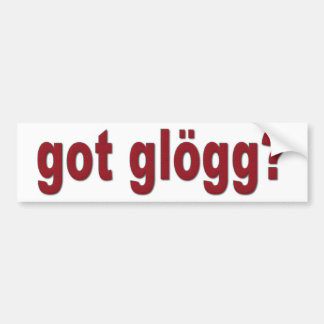 Autocollant De Voiture glogg obtenu ? Boire drôle de Scandinave