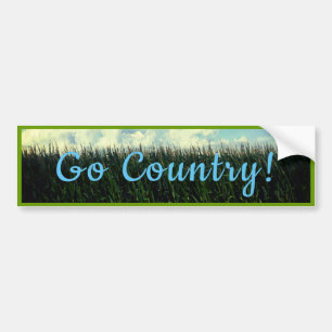 Autocollant De Voiture Go Country - Country Corn Field Ver.2