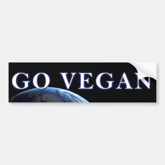 AUTOCOLLANT DE VOITURE GO-VEGAN V2
